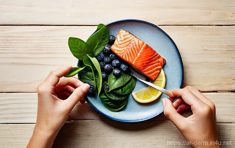 여드름 전용 스킨케어 추천 - **Prompt:** "A young woman (18-25 years old) with radiant, clear, and healthy skin, gazing confident...